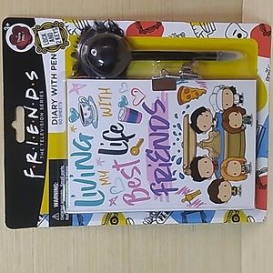 Friends Diary with Lock & Pen 60 Sheets. Living my Best Life w Friends